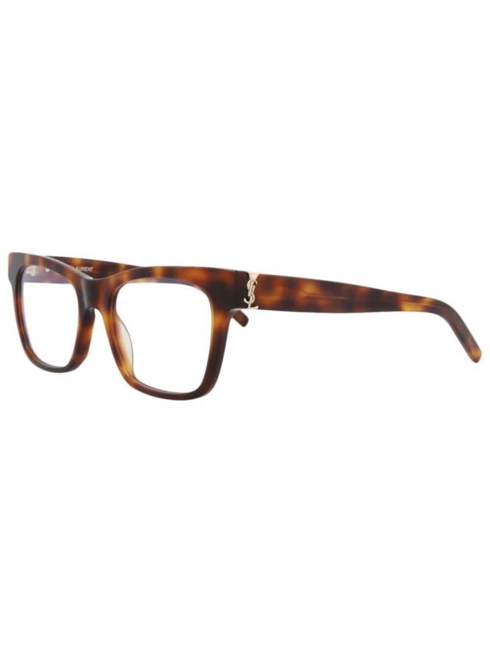 New Saint Laurent Women's Eyeglasses Square Rectangle Recycled Acetate Frame